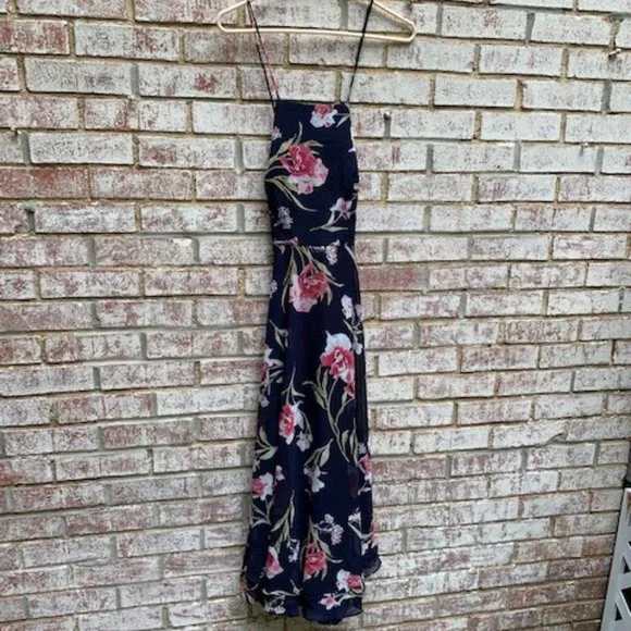 Lulus | Dresses | Floral Lulus Spaghetti Strap Backless Dress Nwt Size  Small | Poshmark